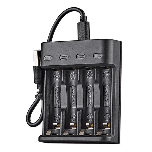 Intelligent Battery Charger 4 Slot For AA AAA NI-MH Rechargeable Batteries Box - Picture 15 of 20