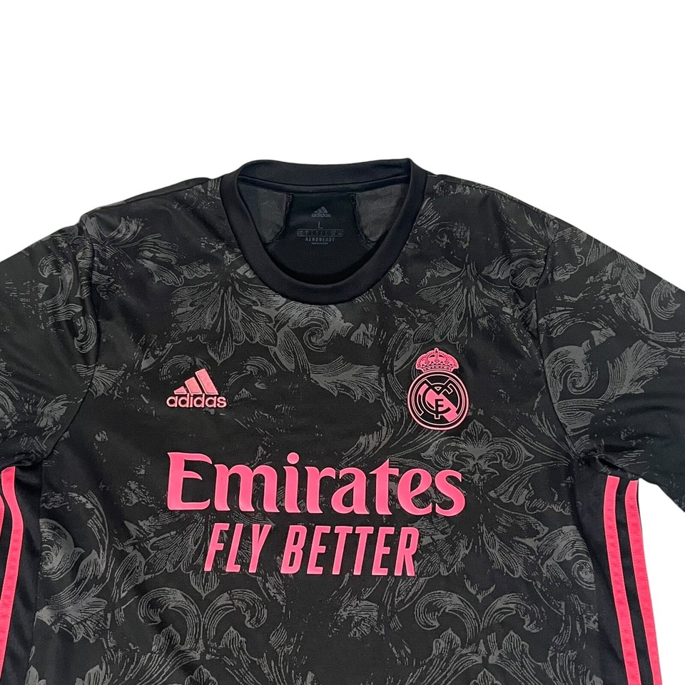Real Madrid 2020 2021 Third Jersey Football Shirt ADIDAS Soccer Size L