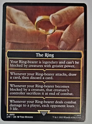 MTG The Ring The Ring Tempts You Helper Card The Lord of the Rings:  Tales... | eBay