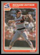 1985 Fleer #511 Richard Dotson