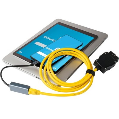ENET OBD2 Cable + USB Type C for BMW F & G Series, OBD ENET Cable RJ45 Compat...