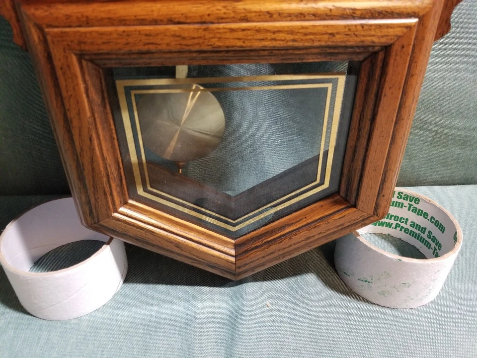 Vintage Howard Miller Westminster Chime 612-477 612477 Wall Mount Clock 1977 - Image 4 of 4