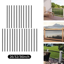26 Pieces Deck Balusters Staircase Spindles Sturdy with Screws Easy to Install