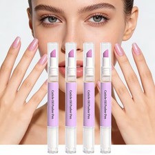 3-In-1Cuticle Oil Pusher Pen, Ceramic Cuticle Oil Cuticle Pusher Nail Oil Pen fo