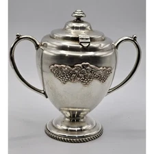 Royal Windsor Kenson EPNS Silver Sugar Bowl with Lid