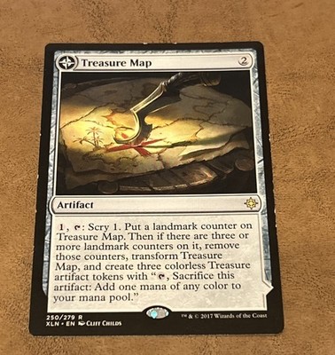 Treasure Map NM Regular 250 XLN Ixalan MTG Magic The Gathering LP