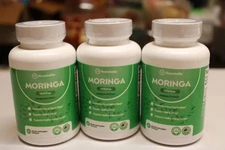 Lot of 3 Rosabella 100% Pure Moringa Energy Sleep Support 60 Caps 05/27 NEW