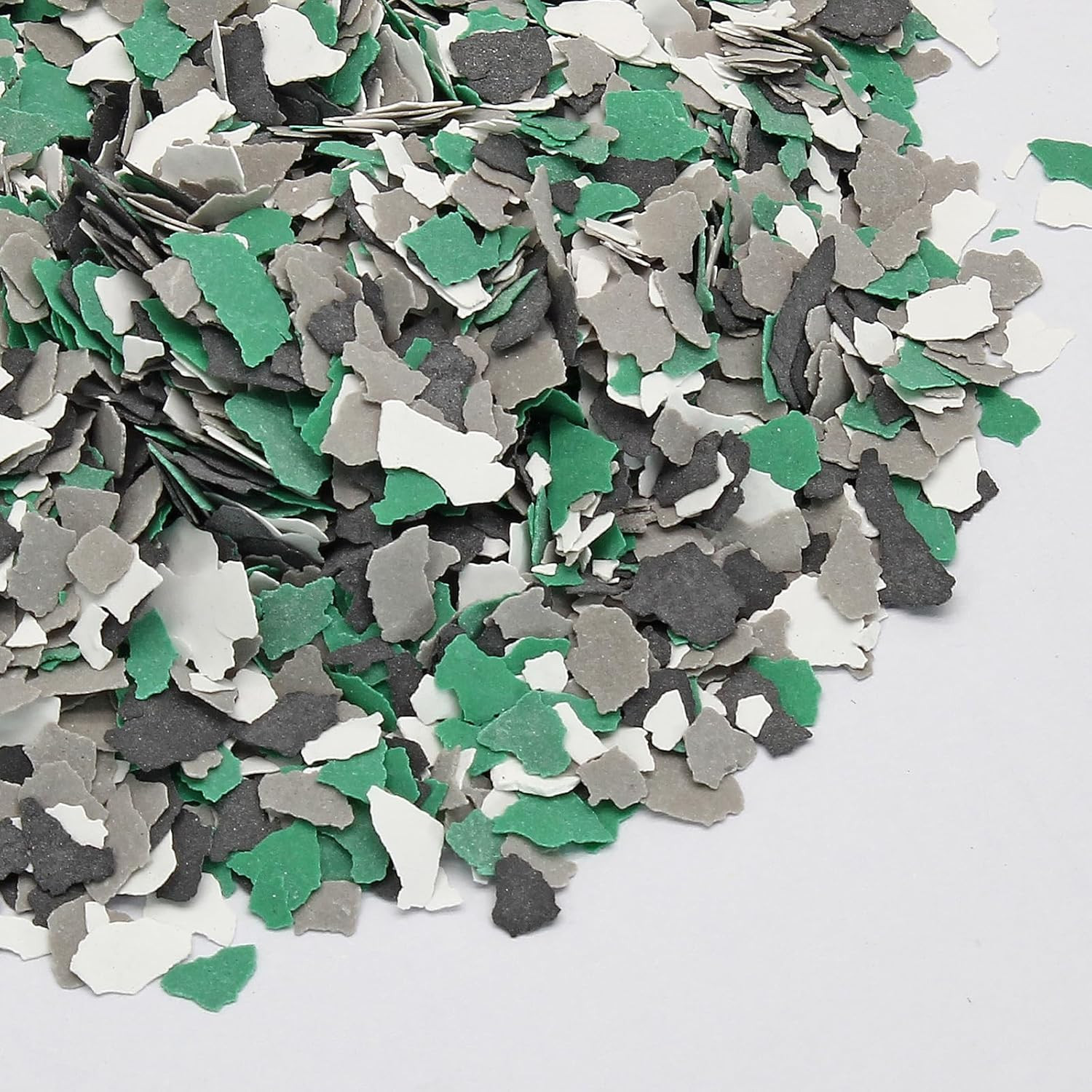 Biaungdo 360G/0.79Lb Decorative Blend Color Chips,Epoxy Flakes Blend Paint Flake