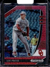 2020 Panini Prizm Draft Picks #PDP93 Levi Prater Red Mojo Prizm