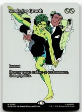 Sundering Growth (Borderless) #95 (Foil) NM Marvel Universe Eternal-Legal