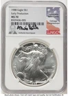 Photo of a 1988 American Silver Eagle from an eBay listing that sold on Jul 17, 2026