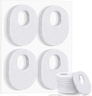 WILLBOND 48 Pack Callus Pads Soft 1/4'' Thick Oval Shape Corn Pads 1/8'' Felt Call