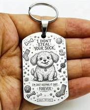 Dog Puppy Pet Animal Kitty Hot Funny Stainless Keychain Art Joke Family Sweet