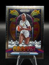 2025 Panini Prizm WNBA Groovy #6 - Rickea Jackson (Base Prizm) L.A. Sparks