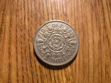 GREAT BRITAIN TWO SHILLINGS 1958 COIN (536)