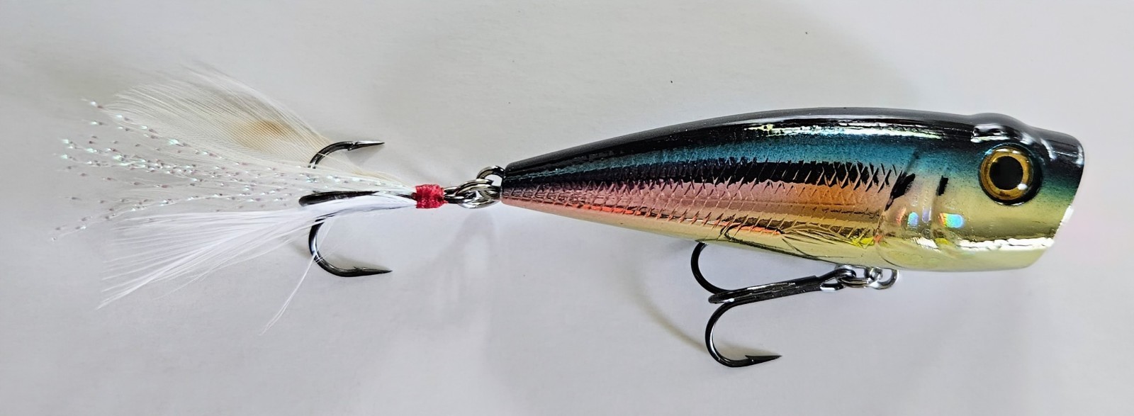 (6) H2O Xpress TWP Topwater Poppers 1/4 oz 2-1/2" 6 Colors In Set Pre-Owned  - Image 15