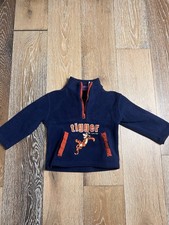 Vintage Disney Winnie The Pooh Tigger 1/4 Zip Fleece Kids 2T