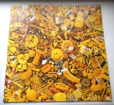 VTG Hallmark Springbok Smiley Mr Peanut Presenting Yellow Jigsaw Puzzle 500 Pc