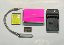 SONY Cyber-shot DSC-T2 8.1MP Vintage Digital Camera Pink English Tested 90 new