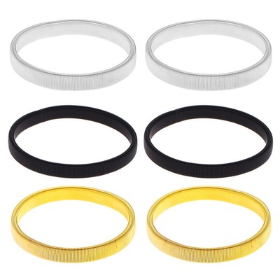 6 Pcs Metallfederarmband Mann Bulk-Armbänder Elastische Armbinden
