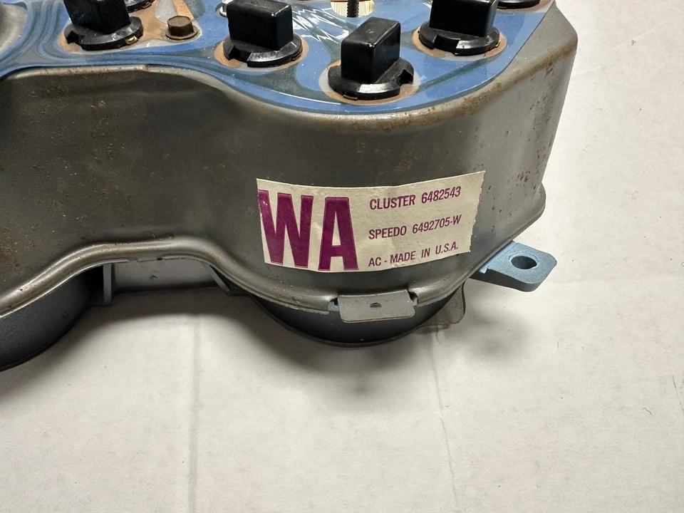 Pontiac GTO LeMans 1969 120 MPH velocímetro OEM calibre original grupo 35 k millas Foto 4 de 4