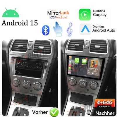 4G+64G Android 15 Autoradio Carplay GPS Navi For Subaru Impreza GD GG 2002-2007