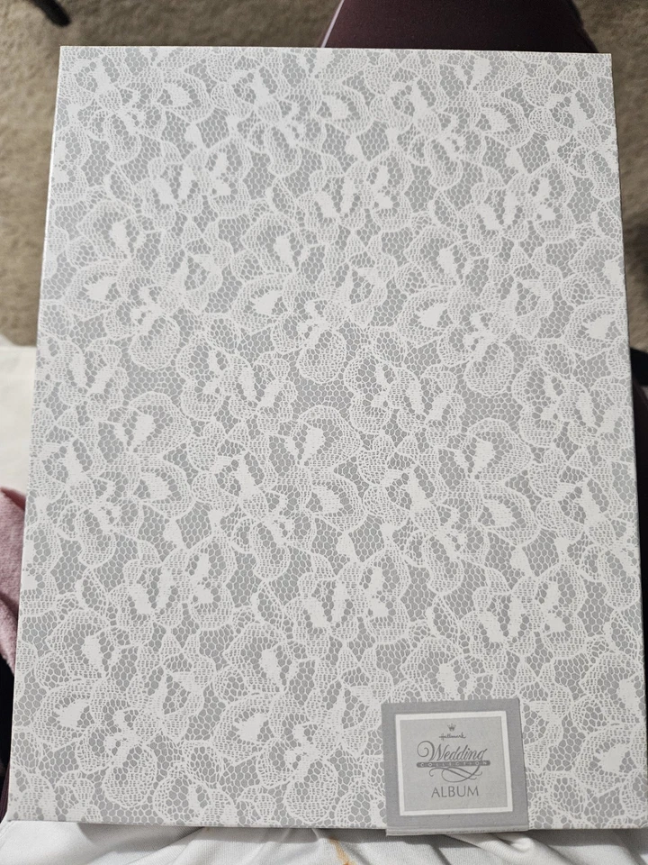 КЛЕЙМО, БЕЛЫЙ/СЕРЕБРО СВАДЬБЫ ГОСТЕВАЯ КНИГА В КОРОБКЕ/БЕЗ РУЧКИ - Изображение 2 из 4
