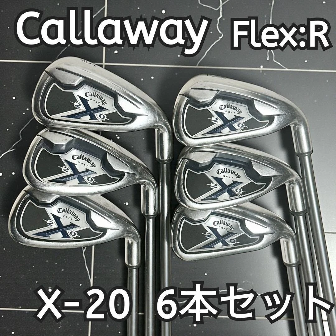 Callaway X20 7本セット 6-9,P,A,S flex:R Callaway X-20 アイアン