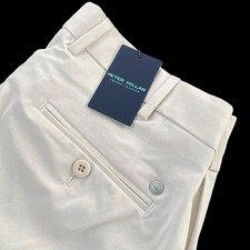 Peter Millar Crown Crafted Surge Performance Trouser Pants White 36x32 185