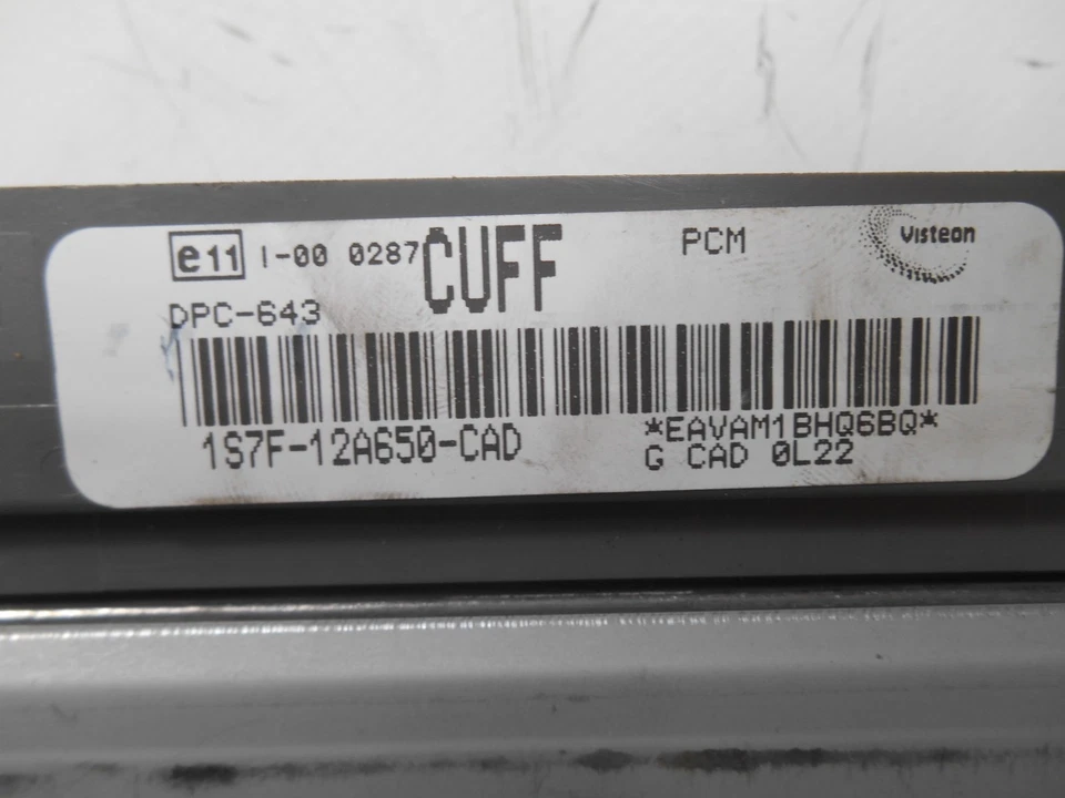 Kit Chiave ECU Ford Mondeo II 2.0 85kw D6BA 2002 1S7F-12A650-CAD 1S7Q-9A543-AB Foto 2 de 4