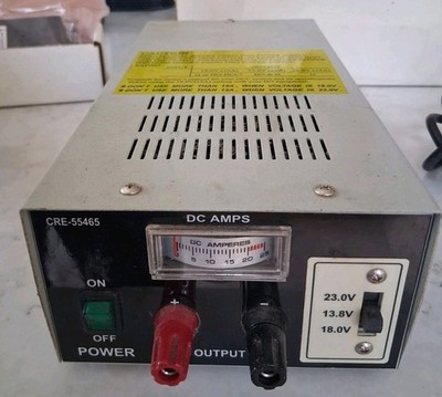 G Scale 15 AMP Crest Power Supply model 55465 Pre-owned Tested, works great 