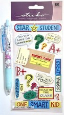 Star Student School Stickers Scrapbooking Car...