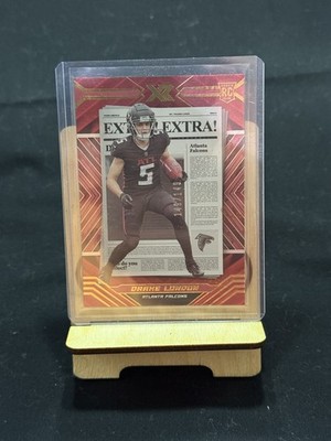 2022 Panini XR Drake London Extra Extra Rookie Red 149/149 Falcons BOOKEND
