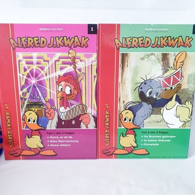 Alfred J. Kwak Comic Band 1 & 2 Set Herman van Veen Rarität Kult TV-Serie
