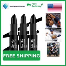 Go Ho 3PCS Eye Black Face Paint Stick Sports, Black 3 PCS