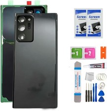Compatible with Note 20 Ultra Back Glass Cover Waterproof Housing Door