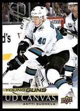 2018-19 Upper Deck UD Canvas YG Antti Suomela Rookie San Jose Sharks #C115