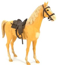 Thunderbolt PALOMINO Horse Johnny West Best of the West Marx 1967 1:6
