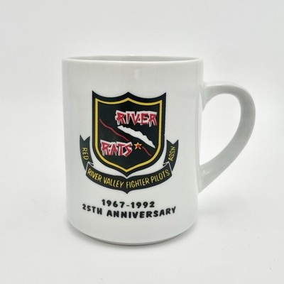VTG River Rats Red River Valley Fighter Pilots Mug Vietnam 25th Anniversary