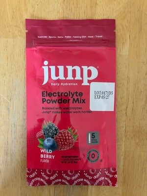 JUNP Sugar Free Electrolytes Powder Packets for Water Instant Hydration 5ct