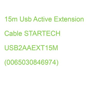 15m Usb Active Extension Cable STARTECH USB2AAEXT15M (0065030846974)