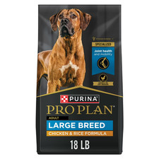 Purina Pro Plan Large Breed Chicken Rice High Protein Dog Food 18 lb FREESHIP