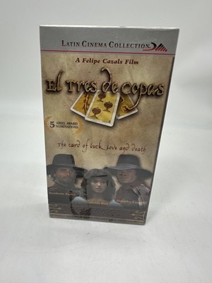 1986 ~ El Tres De Copas ~ Mexican Western cinema ~ VHS ~ sealed tape