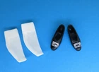 * Vintage Barbie SKIPPER - VELVET 'N LACE #1948 Black Shoes Silver Buckles Socks