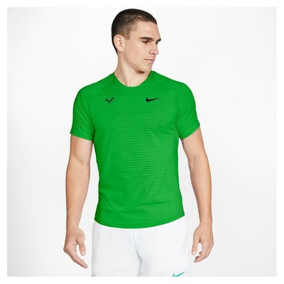 Size L Nike Court Aeroreact Rafa Nadal Slam Mens Slim Fit Lime Green Black  NWT | eBay