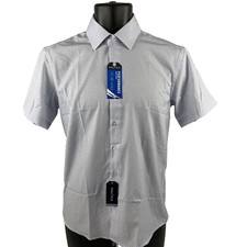 New Mens Nautica Performance Super Shirt SS Button Down Sz S 14-14 1/2 NWT