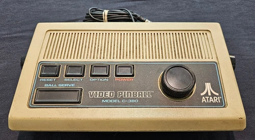 De colección - Atari Video Pinball C-380 Probado Funcionando - Falta Puerta de Batería