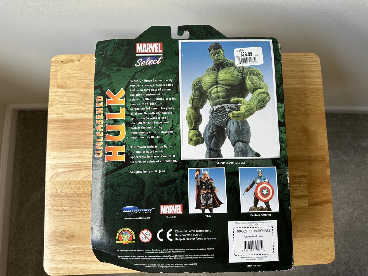 Diamond Toys Marvel Select Unleashed Hulk- Action Figure | eBay