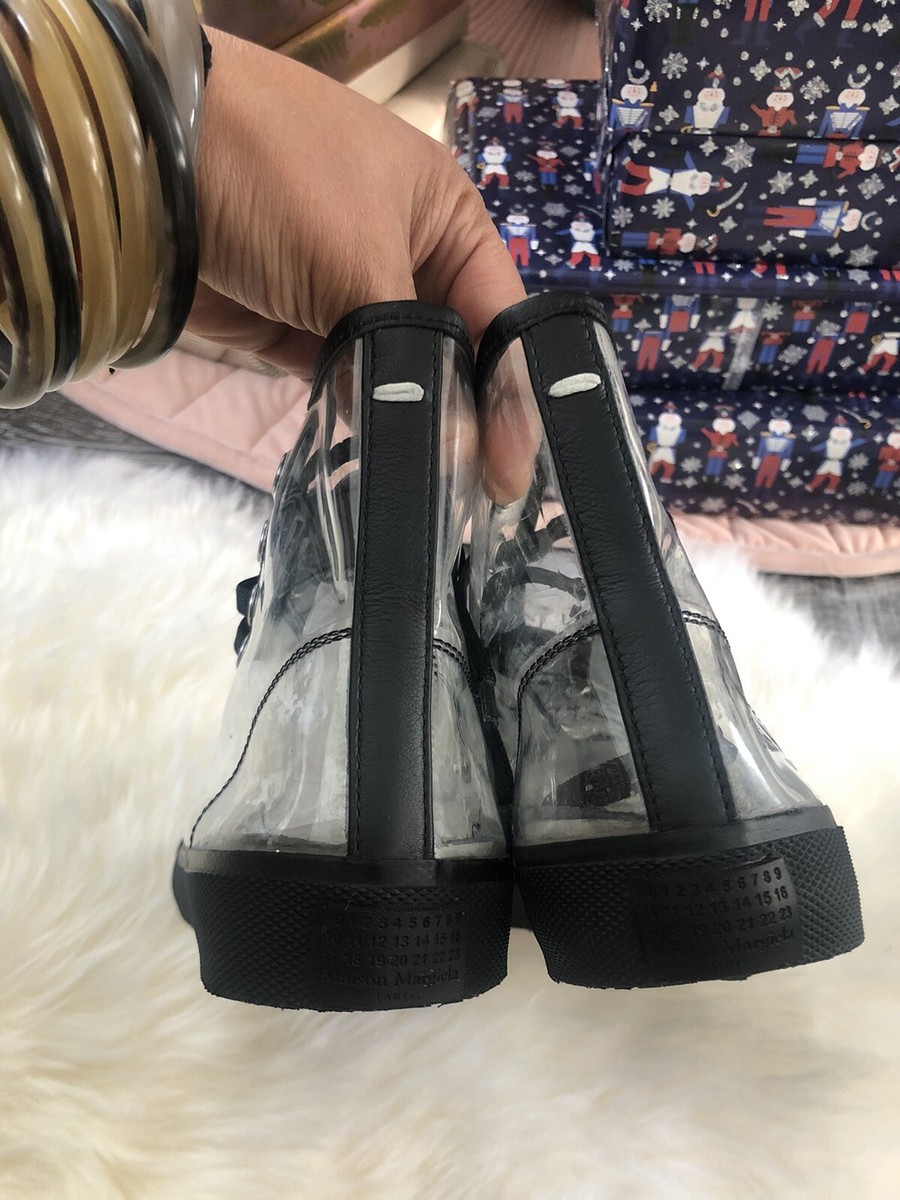 Maison Margiela Tabi Split Toe Clear See-Through Sneaker 36 NWB