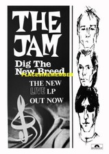 THE JAM DIG THE NEW BREED NEW A5 FANTASY SHOP/COUNTER ADVERT DISPLAY.
